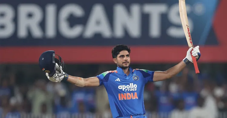 গিলের ব্যাটে যেসব কীর্তি
